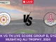 SIK vs TN Live Score Group B, Syed Mushtaq Ali Trophy, 2024