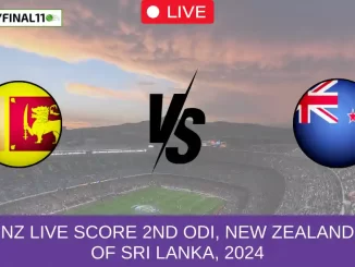 SL vs NZ Live Score 2nd ODI, New Zealand tour of Sri Lanka, 2024