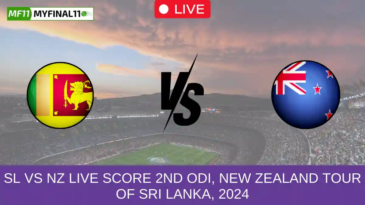 SL vs NZ Live Score 2nd ODI, New Zealand tour of Sri Lanka, 2024