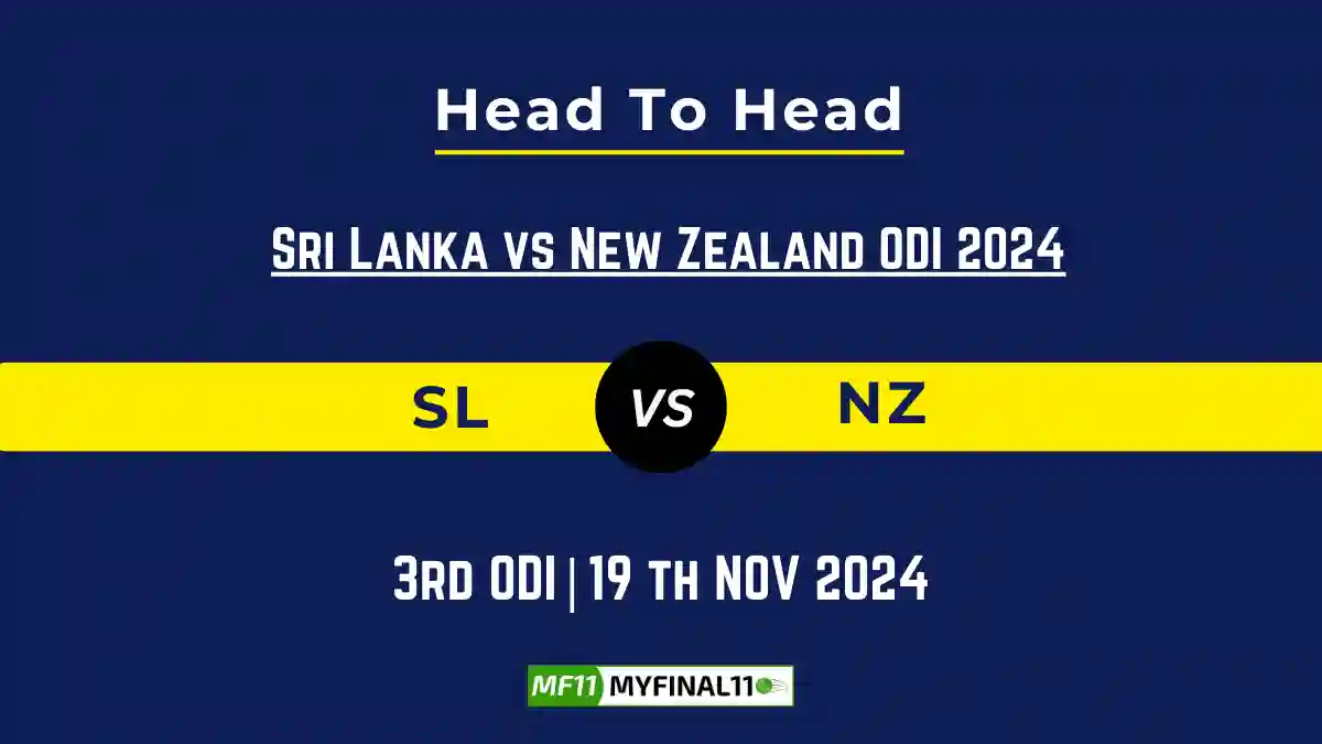 SL vs NZ Player Battle, Head to Head Team Stats, Team Record (1)