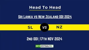 SL vs NZ Player Battle, Head to Head Team Stats, Team Record