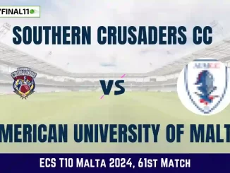 SOC vs AUM Dream11 Prediction Today: Match 61 Pitch Report, and Key Player | ECS T10 Malta 2024