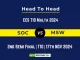 SOC vs MSW Player Battle, Head to Head Team Stats, Team Record