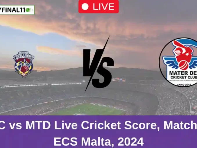 SOC vs MTD Live Cricket Score, Match 72, ECS Malta, 2024