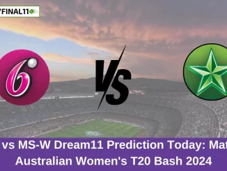 SS-W vs MS-W Dream11 Prediction Today Match 9 Australian Women's T20 Bash 2024