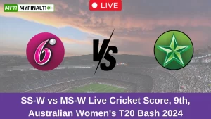 SS-W vs MS-W Live Cricket Score, 9th, Australian Women's T20 Bash 2024