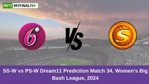 SS-W vs PS-W Dream11 Prediction Match 34, Women's Big Bash League, 2024