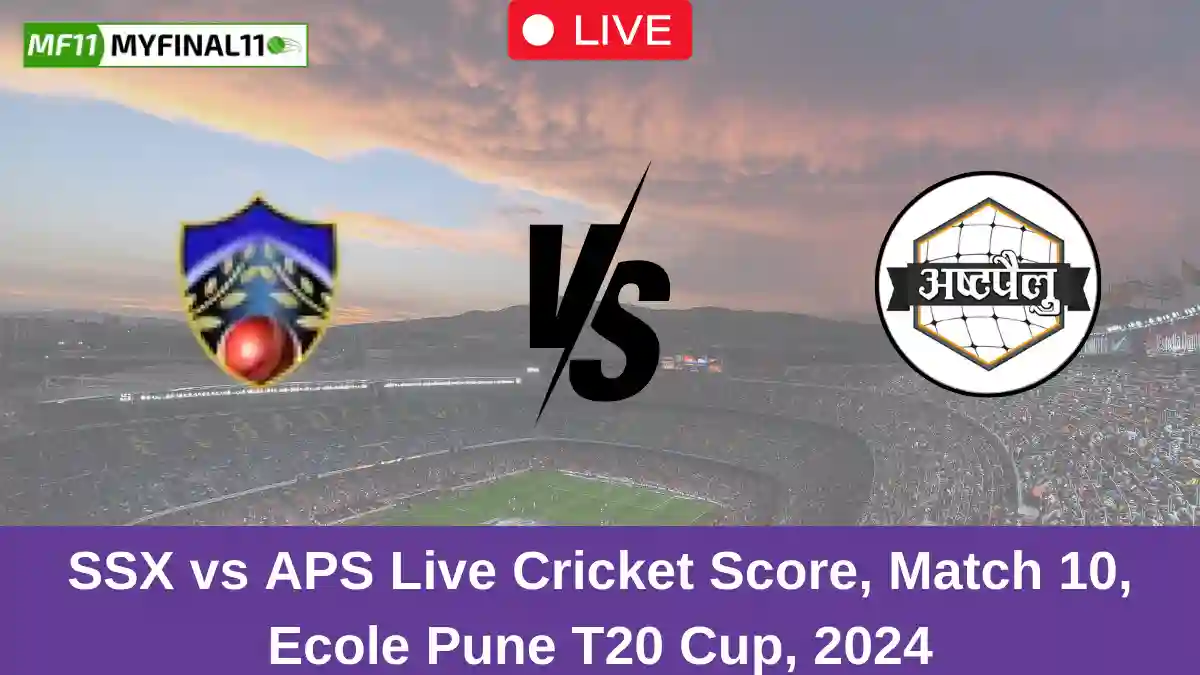 SSX vs APS Live Cricket Score, Match 10, Ecole Pune T20 Cup, 2024