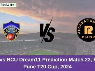 SSX vs RCU Dream11 Prediction Match 23, Ecole Pune T20 Cup, 2024