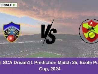 SSX vs SCA Dream11 Prediction Match 25, Ecole Pune T20 Cup, 2024