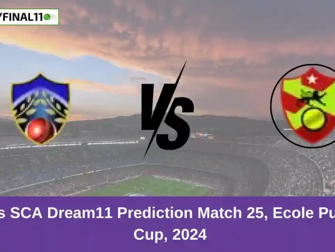 SSX vs SCA Dream11 Prediction Match 25, Ecole Pune T20 Cup, 2024