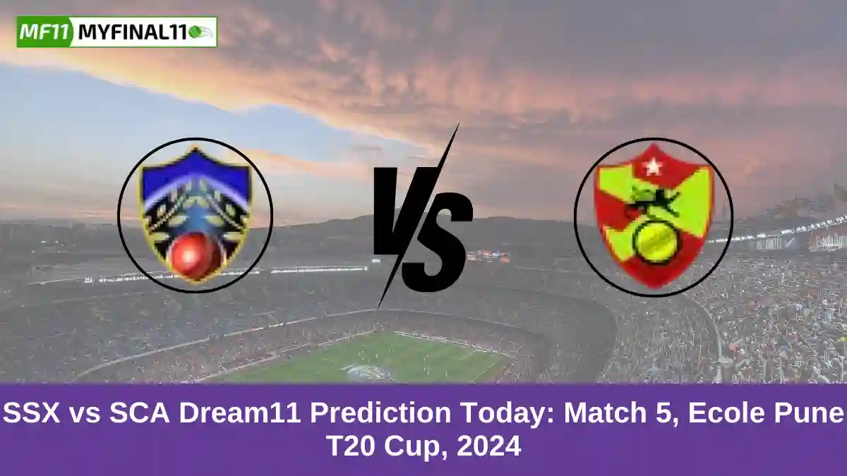 SSX vs SCA Dream11 Prediction Today Match 5, Ecole Pune T20 Cup, 2024