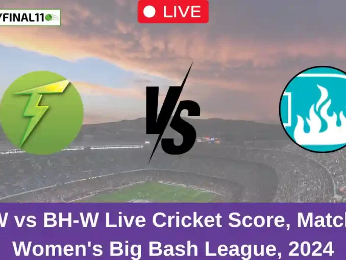 ST-W vs BH-W Live Cricket Score, Match 16, Australian Women’s T20 Bash, 2024