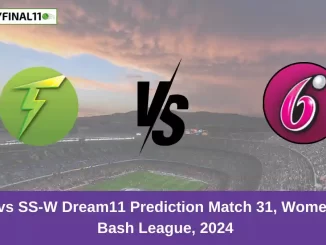 ST-W vs SS-W Dream11 Prediction Match 31, Women's Big Bash League, 2024