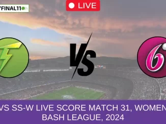 ST-W vs SS-W Live Score Match 31, Women's Big Bash League, 2024