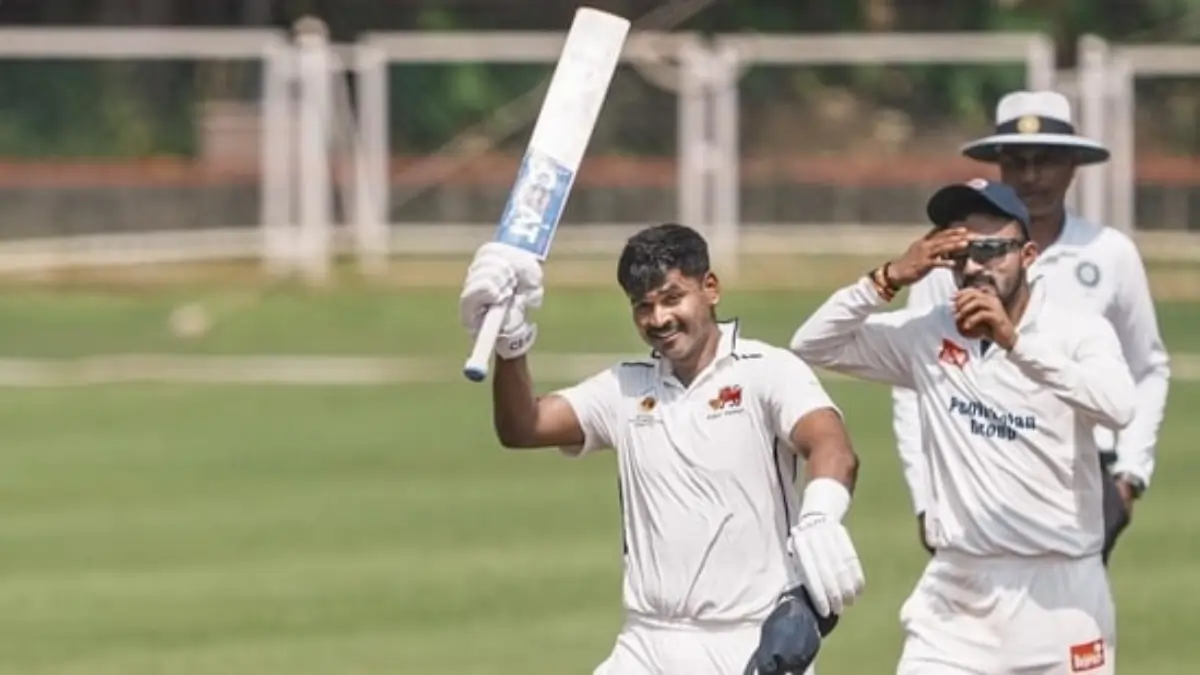 Shreyas Iyer's Powerful Double Century Leads Mumbai's Strong Start in Ranji Trophy