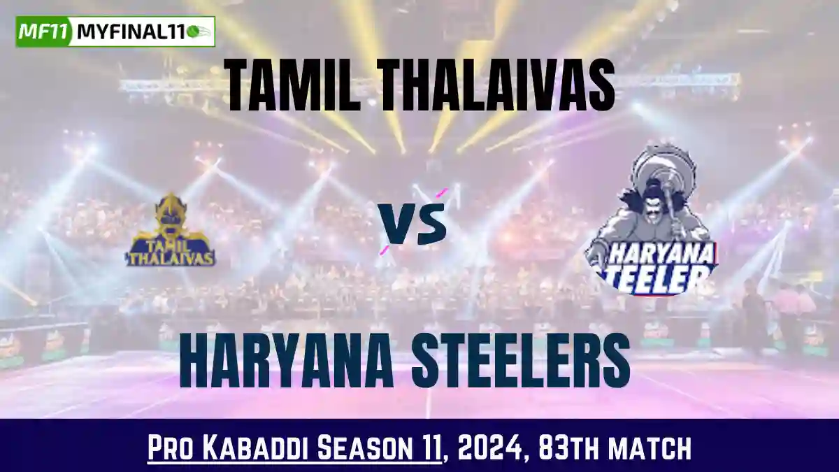 TAM vs HAR Dream11 Prediction