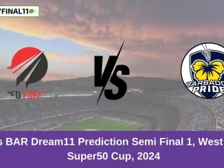 TRI vs BAR Dream11 Prediction Semi Final 1, West Indies Super50 Cup, 2024