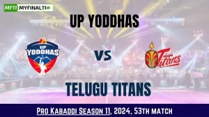 UP vs TEL Dream11 Prediction