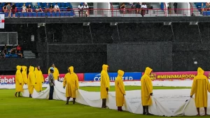 WI vs ENG 5th T20I: Rain Washes Out Match as England Clinch Series 3-1