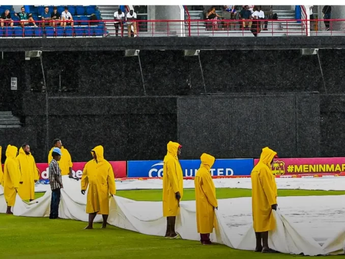 WI vs ENG 5th T20I: Rain Washes Out Match as England Clinch Series 3-1