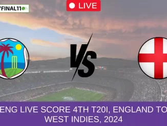 WI vs ENG Live Score 4th T20I, England tour of West Indies, 2024 (1)