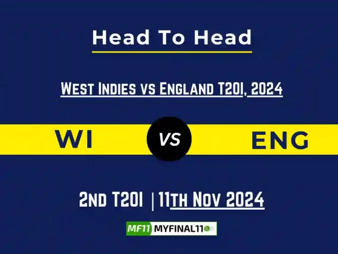 WI vs ENG Player Battle, Head to Head Team Stats, Player Record (2)