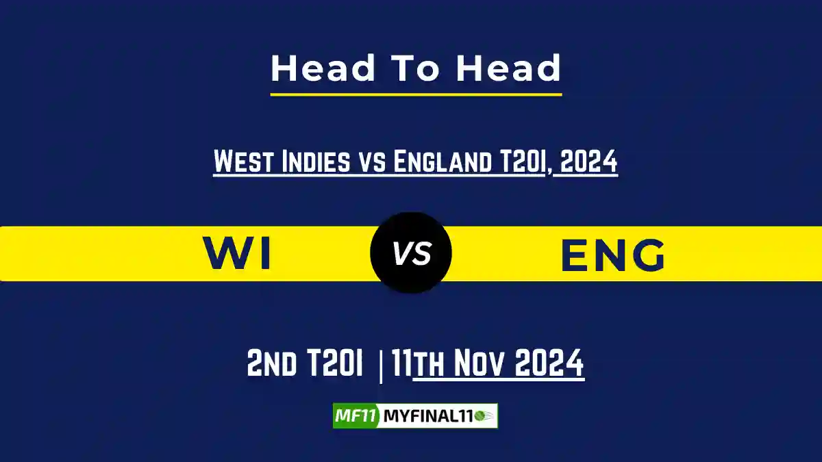 WI vs ENG Player Battle, Head to Head Team Stats, Player Record (2)