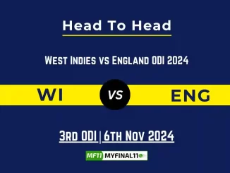 WI vs ENG Player Battle, Head to Head Team Stats, Player Record