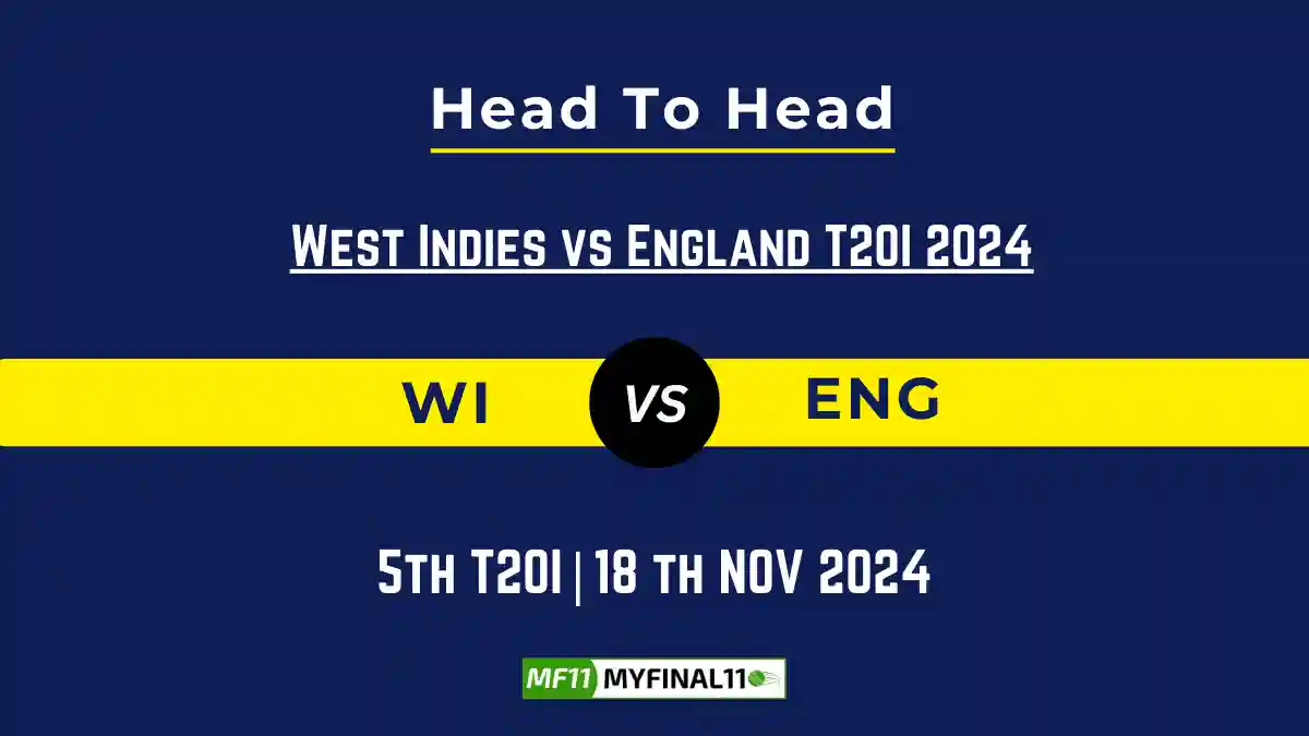 WI vs ENG Player Battle, Head to Head Team Stats, Team Record (1)