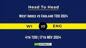 WI vs ENG Player Battle, Head to Head Team Stats, Team Record