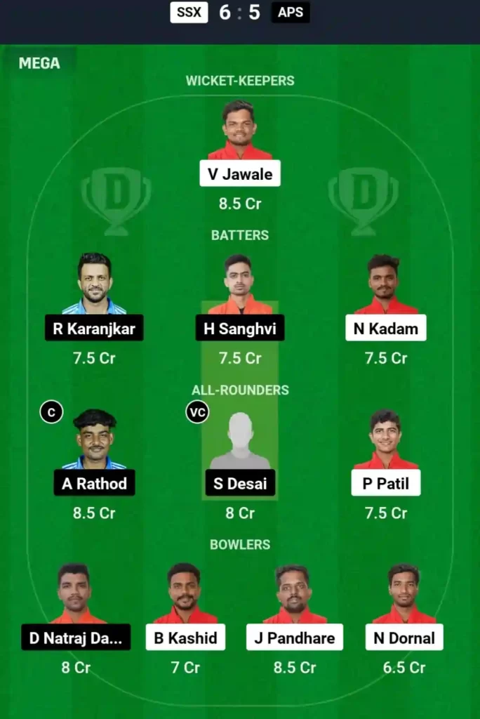 SSX vs APS Dream11 Prediction Today: Match 28 Pitch Report, Playing11 and Stats | Ecole Pune T20 Cup 2024