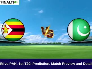 ZIM vs PAK 1st T20 Preview: Pitch Report, Probable XIs, and Predictions