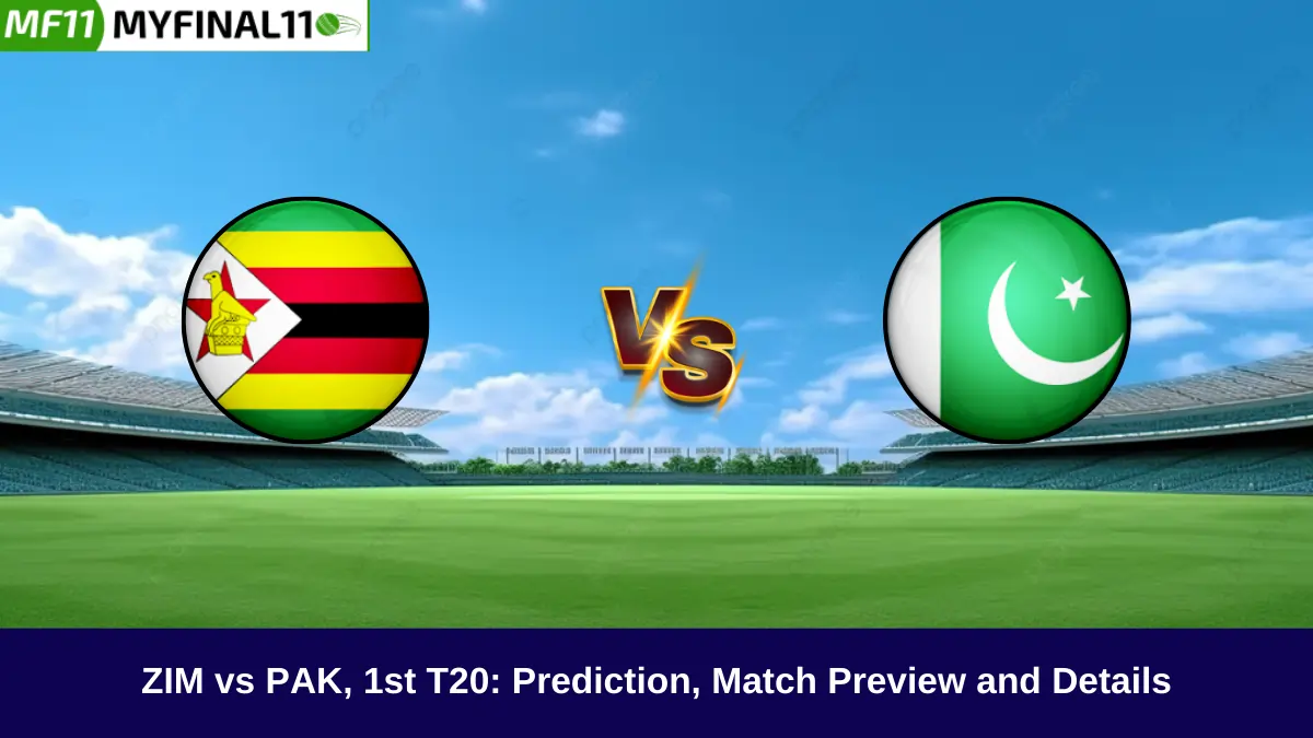 ZIM vs PAK 1st T20 Preview: Pitch Report, Probable XIs, and Predictions