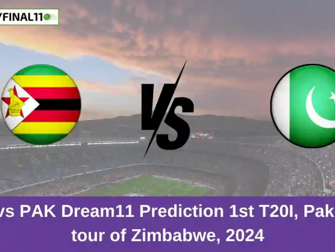 ZIM vs PAK Dream11 Prediction 1st T20I, Pakistan tour of Zimbabwe, 2024