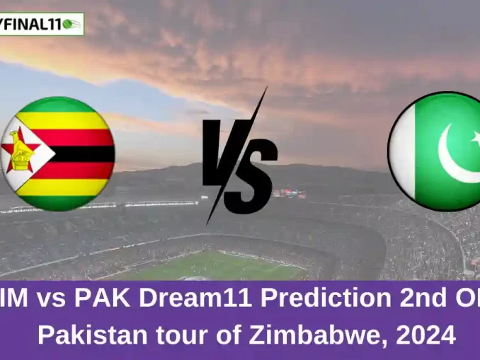 ZIM vs PAK Dream11 Prediction 2nd ODI, Pakistan tour of Zimbabwe, 2024