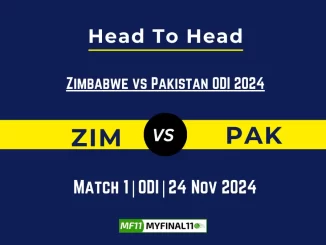 ZIM vs PAK Player Battle, Head to Head Team Stats, Team Record - Zimbabwe vs Pakistan ODI 2024