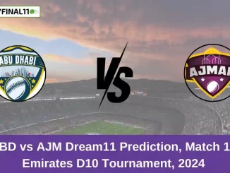 _ABD vs AJM Dream11 Prediction, Match 12, Emirates D10 Tournament, 2024