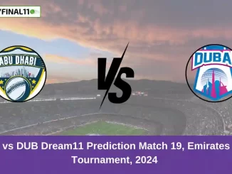 ABD vs DUB Dream11 Prediction Match 19, Emirates D10 Tournament, 2024