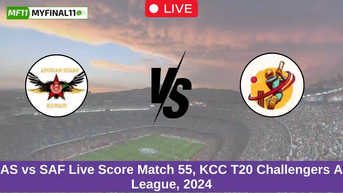 AS vs SAF Live Score Match 55, KCC T20 Challengers A League, 2024 (1)