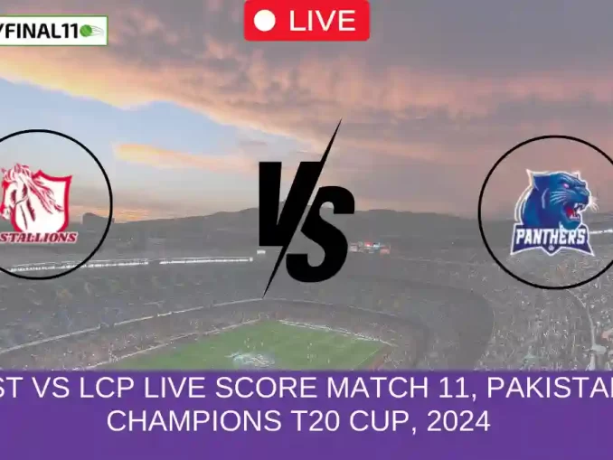 AST vs LCP Live Score Match 11, Pakistan Champions T20 Cup, 2024