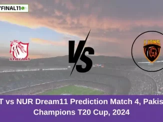 AST vs NUR Dream11 Prediction Match 4, Pakistan Champions T20 Cup, 2024