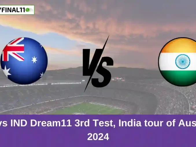 AUS vs IND Dream11 3rd Test, India tour of Australia, 2024