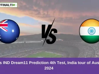 AUS vs IND Dream11 Prediction 4th Test, India tour of Australia, 2024