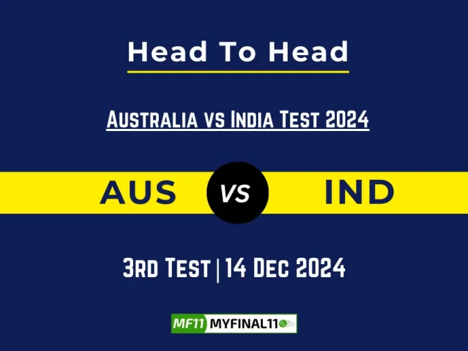 AUS vs IND Player Battle, Head to Head Team Stats, Player Record