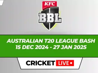 Australian T20 League Bash Live Score, Matches, Schedule, Results, Points Table 2024 -2