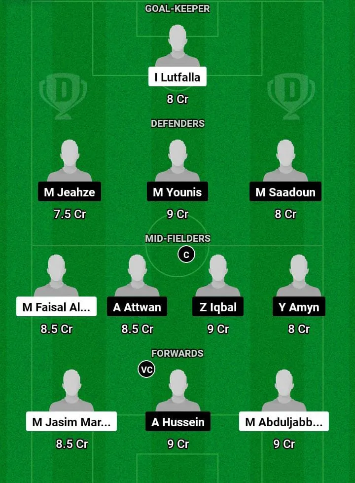 BAH vs IRQ Dream11 Prediction Today Football Match -