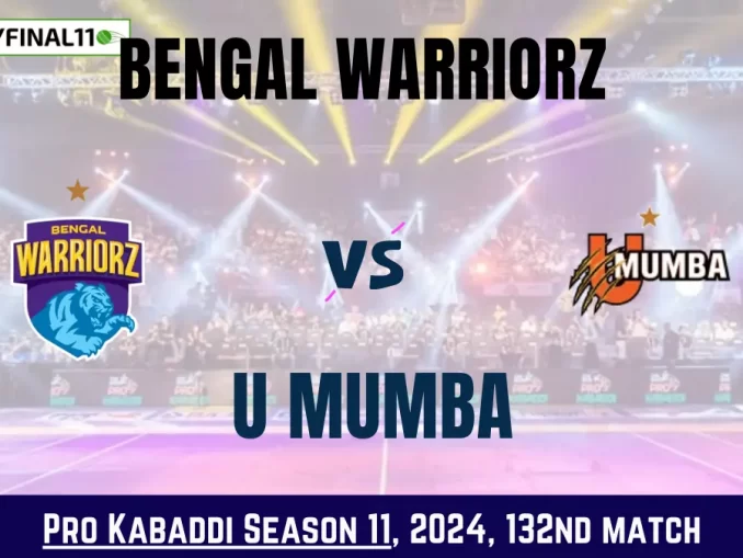 BEN vs MUM Dream11 Kabaddi Prediction, 132nd PKL Match