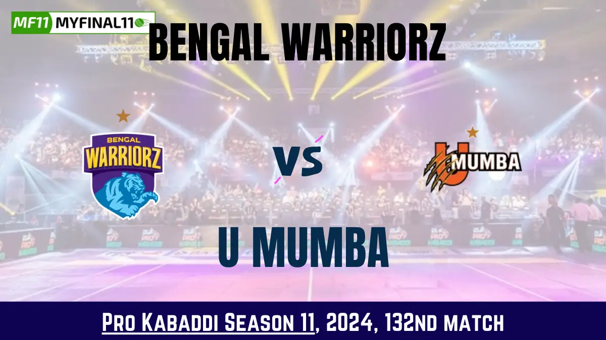 BEN vs MUM Dream11 Kabaddi Prediction, 132nd PKL Match