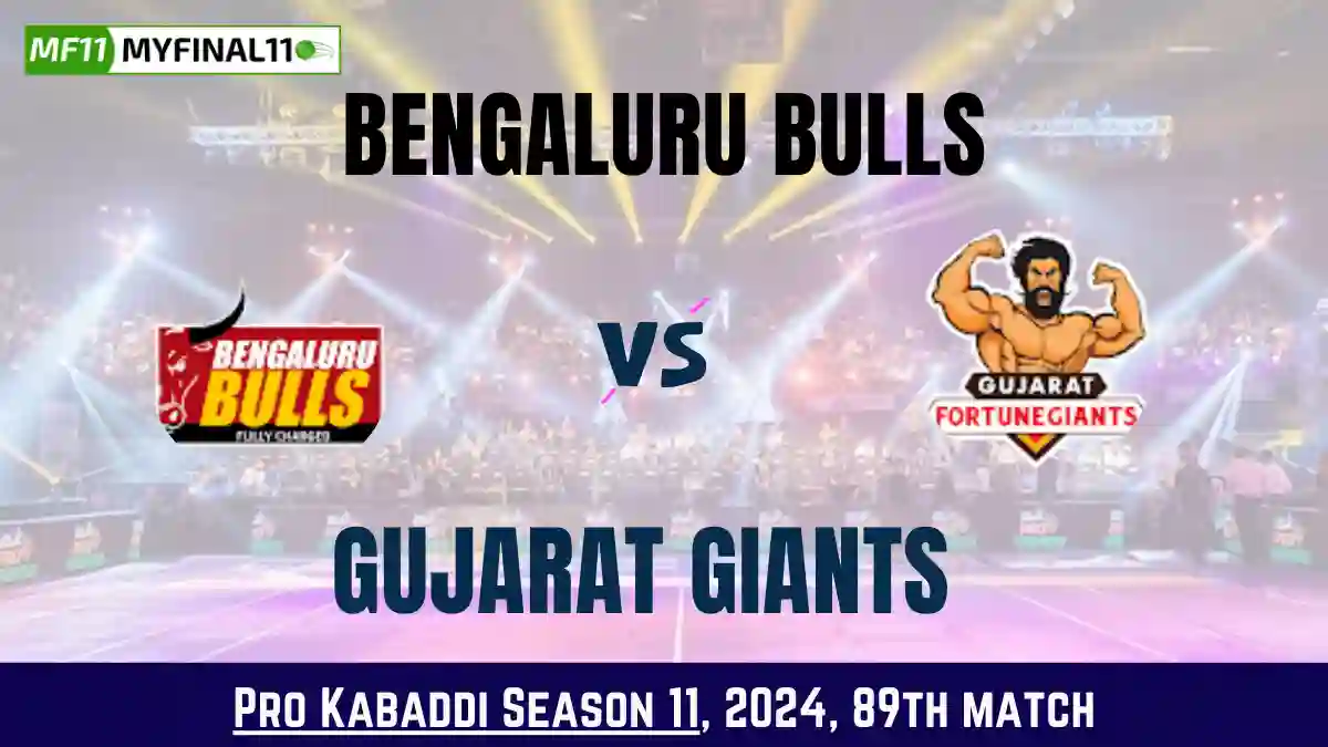 BLR vs GUJ Dream11 Prediction